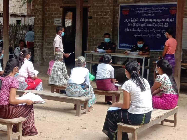 စလင်းမြို့နယ်မှာ မဲပေးခွင့်ရှိသူ နှစ်သိန်းကျော်ရှိရာ လေးသောင်းကျော်သာ မြေပြင်စာရင်း ကောက်ယူနိုင်